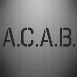 Наклейка A.C.A.B. - PrintSalon