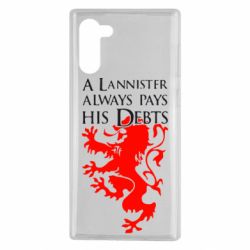 Чохол для Samsung Note 10 A Lannister always pays his debts - PrintSalon