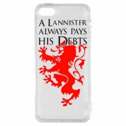 Чохол для iphone 5/5S/SE A Lannister always pays his debts - PrintSalon