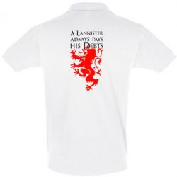 Мужское поло A Lannister always pays his debts - PrintSalon