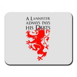 Килимок для миші A Lannister always pays his debts - PrintSalon