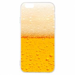 Чехол для iPhone 6/6S A man with a mermaid swims in beer - PrintSalon