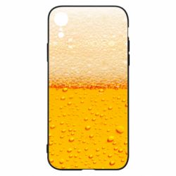 Чехол для iPhone XR A man with a mermaid swims in beer - PrintSalon