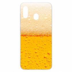 Чехол для Samsung A20 A man with a mermaid swims in beer