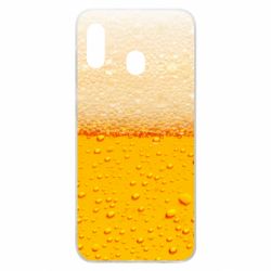 Чехол для Samsung A30 A man with a mermaid swims in beer - PrintSalon