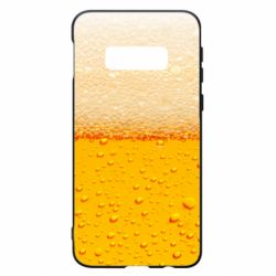 Чехол для Samsung S10e A man with a mermaid swims in beer - PrintSalon