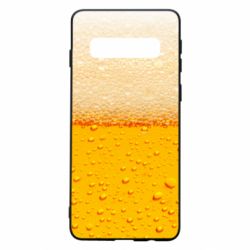 Чехол для Samsung S10 A man with a mermaid swims in beer - PrintSalon