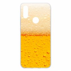 Чехол для Xiaomi Redmi 7 A man with a mermaid swims in beer - PrintSalon