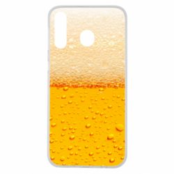 Чехол для Samsung M30 A man with a mermaid swims in beer - PrintSalon