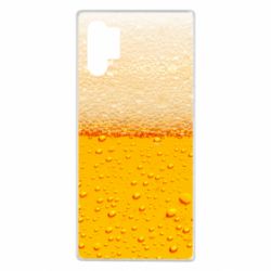 Чехол для Samsung Note 10 Plus A man with a mermaid swims in beer - PrintSalon