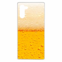 Чехол для Samsung Note 10 A man with a mermaid swims in beer