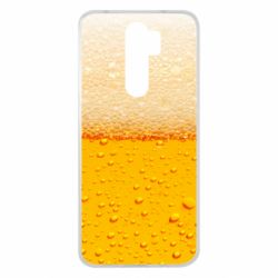 Чехол для Xiaomi Redmi Note 8 Pro A man with a mermaid swims in beer - PrintSalon