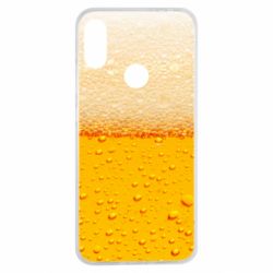 Чехол для Xiaomi Redmi Note 7 A man with a mermaid swims in beer - PrintSalon