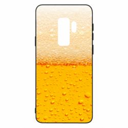 Чехол для Samsung S9+ A man with a mermaid swims in beer - PrintSalon