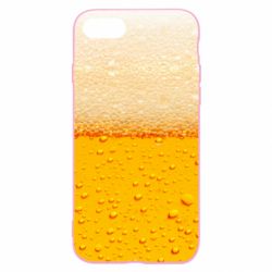 Чехол для iPhone SE 2020 A man with a mermaid swims in beer - PrintSalon