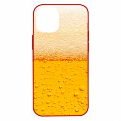 Чехол для iPhone 12 mini A man with a mermaid swims in beer - PrintSalon