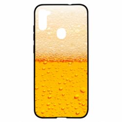 Чехол для Samsung A11/M11 A man with a mermaid swims in beer - PrintSalon