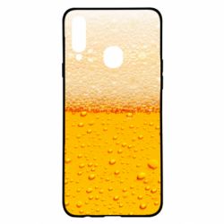 Чехол для Samsung A20s A man with a mermaid swims in beer - PrintSalon