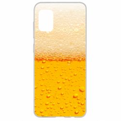 Чехол для Samsung A31 A man with a mermaid swims in beer - PrintSalon