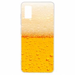 Чехол для Samsung A41 A man with a mermaid swims in beer - PrintSalon