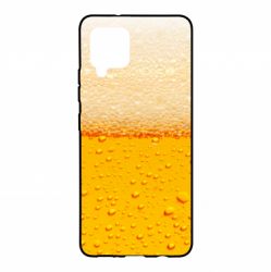 Чехол для Samsung A42 5G A man with a mermaid swims in beer - PrintSalon