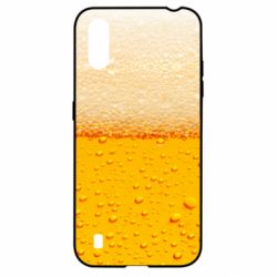 Чехол для Samsung A01/M01 A man with a mermaid swims in beer