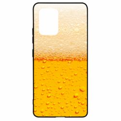 Чехол для Samsung S10 Lite A man with a mermaid swims in beer - PrintSalon