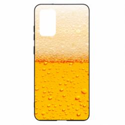 Чехол для Samsung S20+ A man with a mermaid swims in beer - PrintSalon