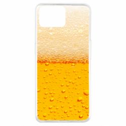 Чехол для Oppo A73 A man with a mermaid swims in beer - PrintSalon