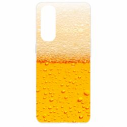 Чехол для Oppo Reno 4 Pro A man with a mermaid swims in beer - PrintSalon