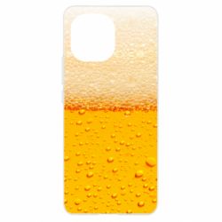Чехол для Xiaomi Mi11 A man with a mermaid swims in beer - PrintSalon