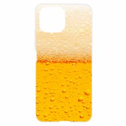Чехол для Xiaomi Mi11 Lite A man with a mermaid swims in beer - PrintSalon