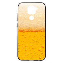 Чехол для Xiaomi Redmi Note 9/Redmi 10X A man with a mermaid swims in beer - PrintSalon