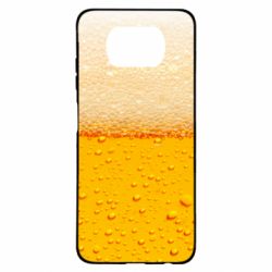 Чехол для Xiaomi Poco X3 A man with a mermaid swims in beer - PrintSalon