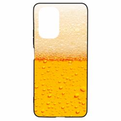 Чехол для Xiaomi Poco F3/K40 A man with a mermaid swims in beer - PrintSalon