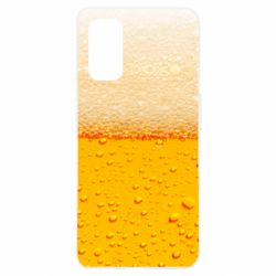 Чехол для Realme 7 Pro A man with a mermaid swims in beer - PrintSalon