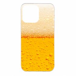 Чехол для iPhone 14 Pro Max A man with a mermaid swims in beer - PrintSalon