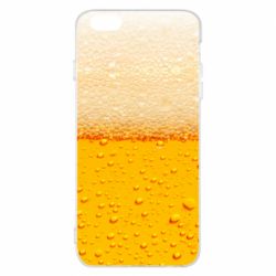 Чехол для iPhone 6 Plus/6S Plus A man with a mermaid swims in beer - PrintSalon