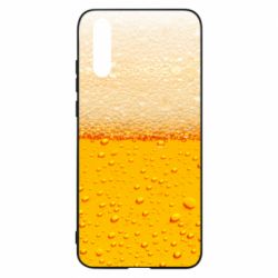 Чехол для Huawei P20 A man with a mermaid swims in beer - PrintSalon