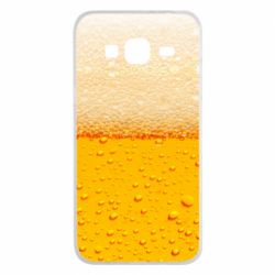 Чехол для Samsung J3 2016 A man with a mermaid swims in beer - PrintSalon