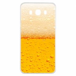 Чехол для Samsung J7 2016 A man with a mermaid swims in beer