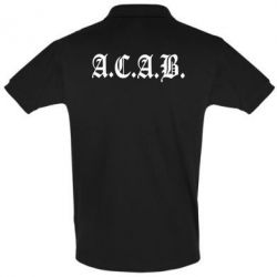 Мужское поло A.C.A.B - PrintSalon