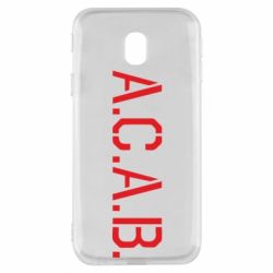 Чохол для Samsung J3 2017 A.C.A.B. - PrintSalon
