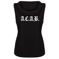 Майка жіноча A.C.A.B - PrintSalon
