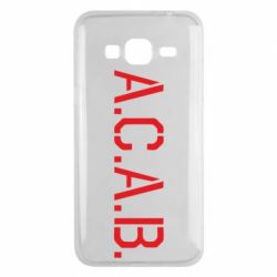 Чохол для Samsung J3 2016 A.C.A.B. - PrintSalon