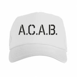 Кепка-тракер A.C.A.B. - PrintSalon