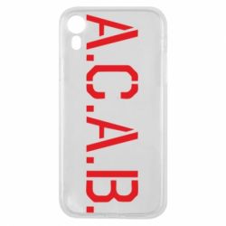 Чохол для iPhone XR A.C.A.B. - PrintSalon