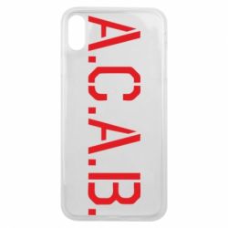 Чохол для iPhone Xs Max A.C.A.B. - PrintSalon