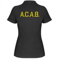 Жіноче поло A.C.A.B. - PrintSalon