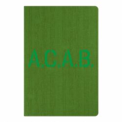 Блокнот з принтом A.C.A.B. - PrintSalon